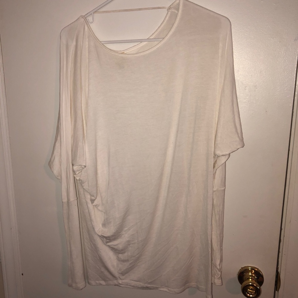 White LS Tunic Top